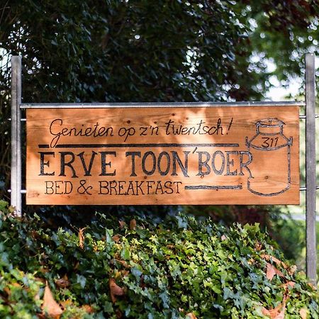 Erve Toon'Boer Bed and Breakfast Mander Exteriör bild