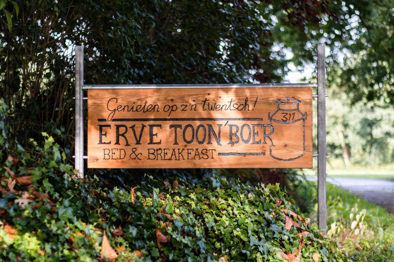 Erve Toon'Boer Bed and Breakfast Mander Exteriör bild